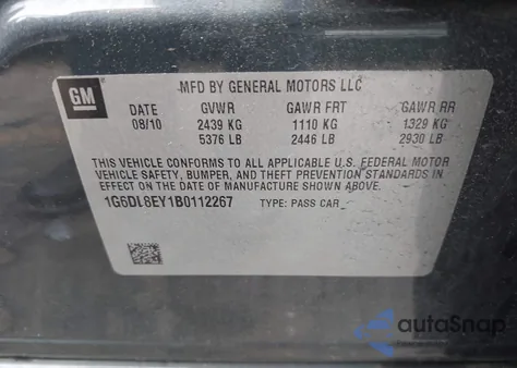 2011 Cadillac Cts Performance from USA, damaged, VIN 1G6DL8EY1B0112267